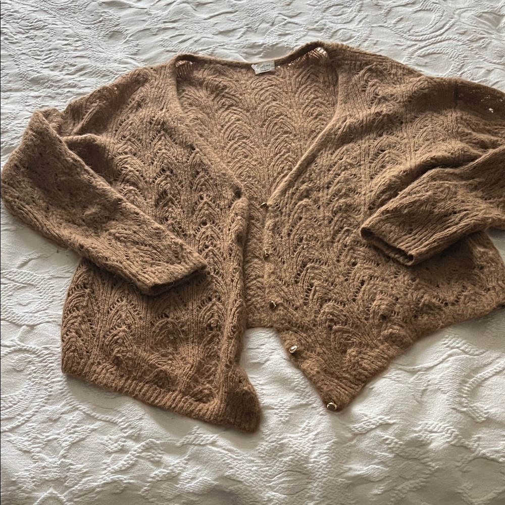 Wilfred Alpaca Wool Blend Knit Cardigan